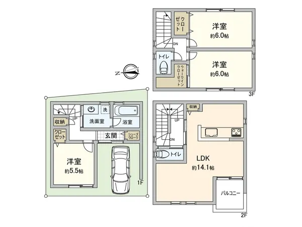 間取り図です。