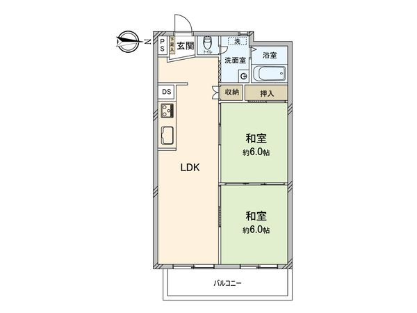 シャトー幸福 間取図(平面図) シャトー幸福 間取図(平面図)