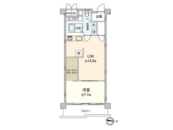シャトー三愛 間取図(平面図) 間取図(平面図)