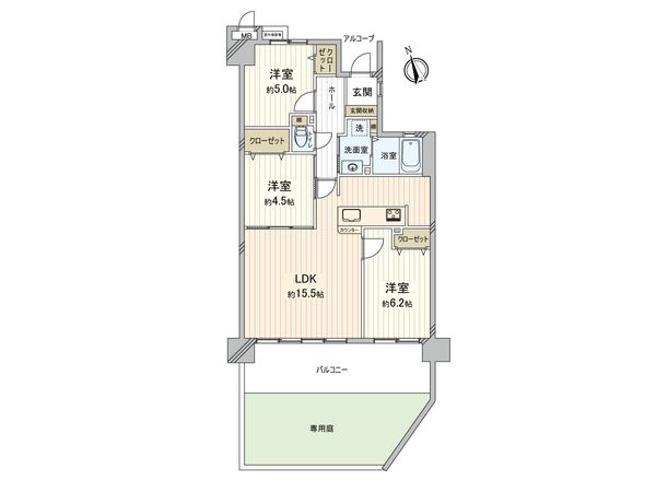 四季彩都 いちょう館 間取図(平面図) 間取図(平面図)