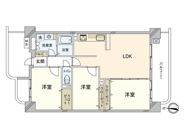 間取図(平面図)