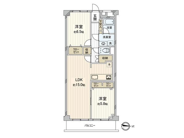 関目グリーンハイツ A棟 間取図(平面図) 関目グリーンハイツ A棟 間取図(平面図)