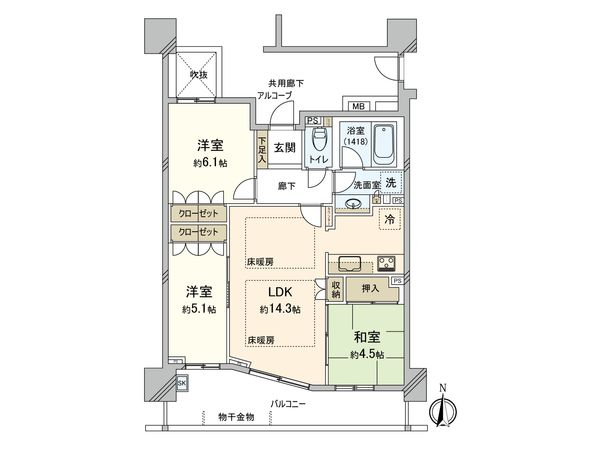 間取図(平面図)