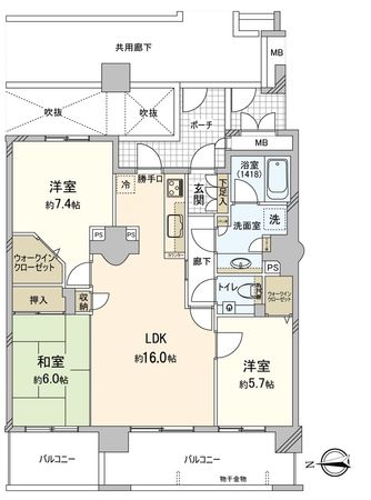 間取図(平面図)