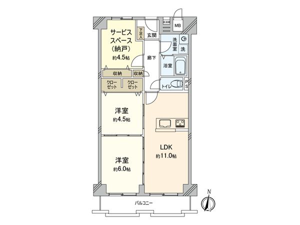 間取図(平面図)