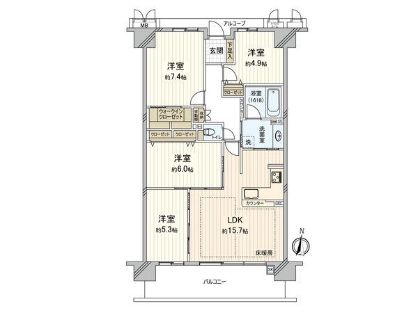 森都OSAKA ウエストヴィル 間取図(平面図) 間取図(平面図)