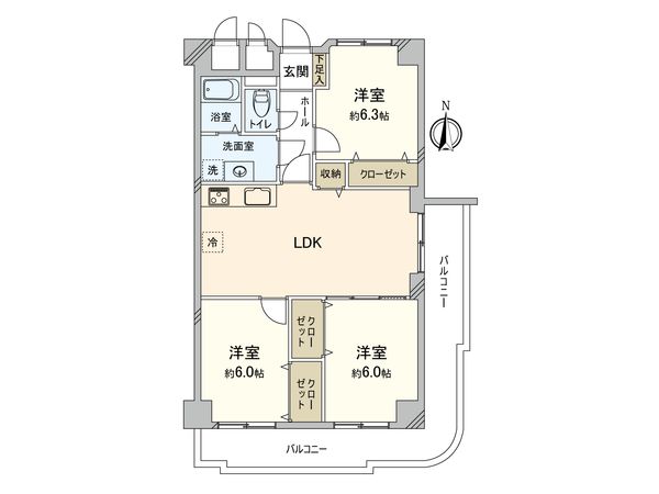 間取図(平面図)