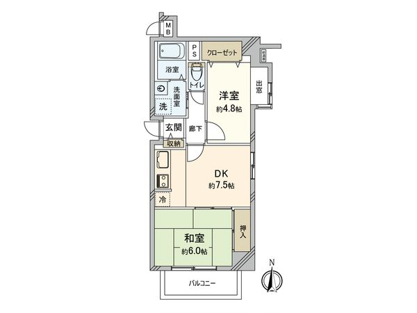 都島ビューハイツ 間取図(平面図) 間取図(平面図)