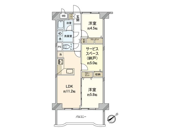 パークプラザ森小路 間取図(平面図)