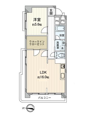 シャトー富士 間取図(平面図)