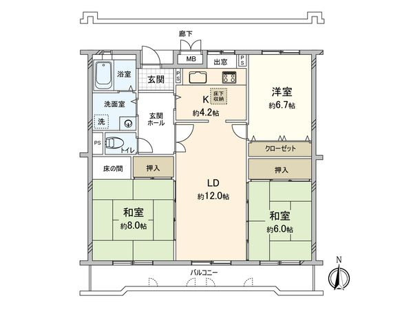 間取図(平面図)
