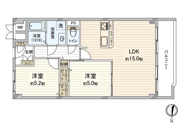 日商岩井菫橋ハイツ 間取図(平面図)