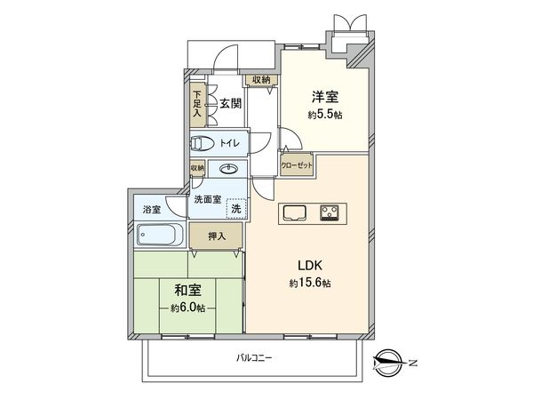 ローレルスクエア住道サンタワー 間取図(平面図)