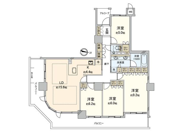 メゾンドール都島サンライトタワー 間取図(平面図)