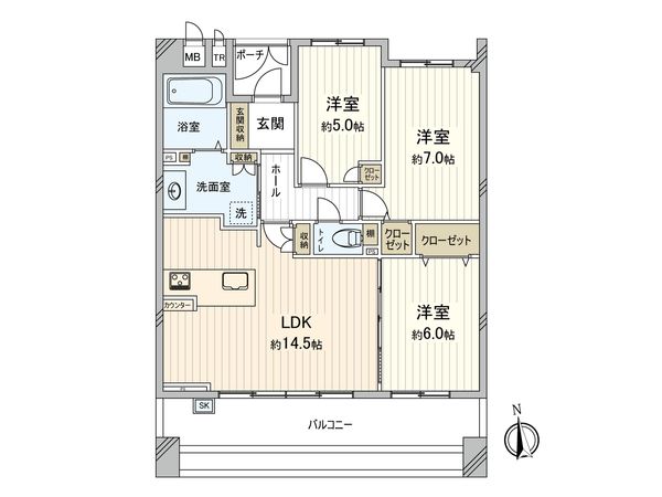 ステイツアクス関目 間取図(平面図) 間取図(平面図)
