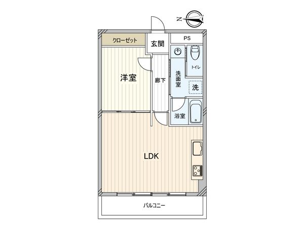 緑橋パインリッチ 間取図(平面図)