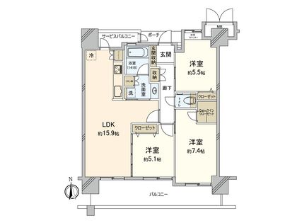 間取図(平面図)