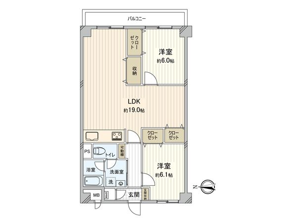 パークプラザ鶴見 間取図(平面図)