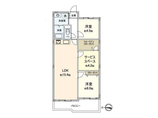 シャトーサンパークスクエア 間取図(平面図) シャトーサンパークスクエア 間取図(平面図)