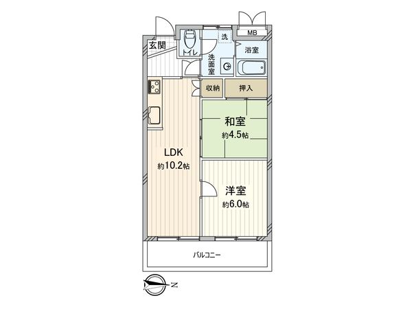 シャトー富士 間取図(平面図) シャトー富士 間取図(平面図)