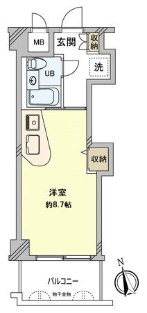 グランデール蒲生 間取図(平面図) グランデール蒲生 間取図(平面図)