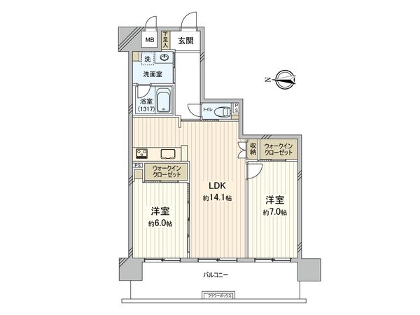 ダイアパレス今福鶴見 間取図(平面図) ダイアパレス今福鶴見 間取図(平面図)