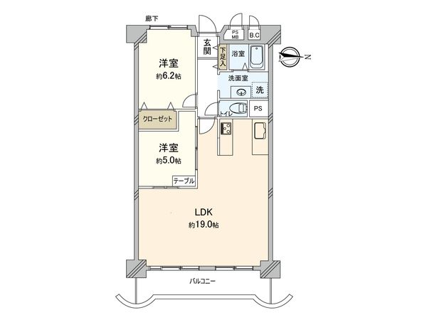 鶴見緑地コーポ 間取図(平面図) 鶴見緑地コーポ 間取図(平面図)