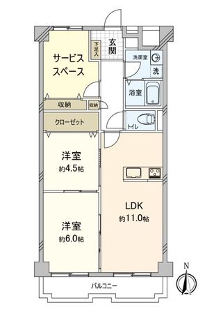エーデルハイム関目 間取図(平面図) エーデルハイム関目 間取図(平面図)