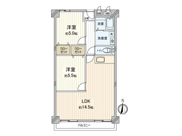 日商岩井今津北マンション 間取図(平面図) 日商岩井今津北マンション 間取図(平面図)