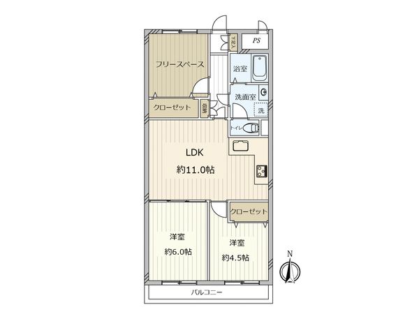 パレスハイツ京橋 間取図(平面図) パレスハイツ京橋 間取図(平面図)