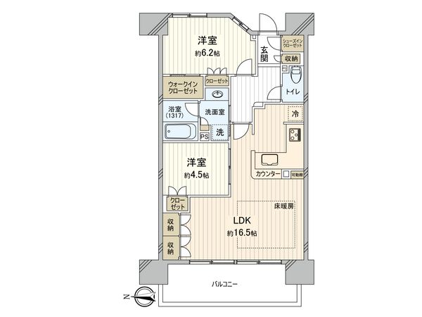 カサーレ城東ガーデンプレイス 間取図(平面図) カサーレ城東ガーデンプレイス 間取図(平面図)