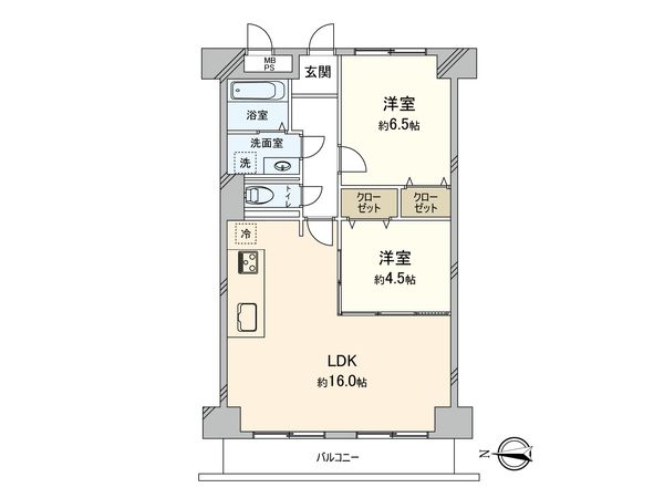 関目グリーンハイツ C棟 間取図(平面図)