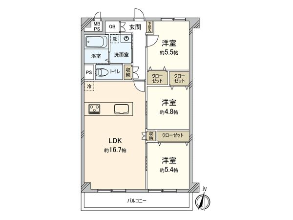パークプラザ鶴見 間取図(平面図) パークプラザ鶴見 間取図(平面図)