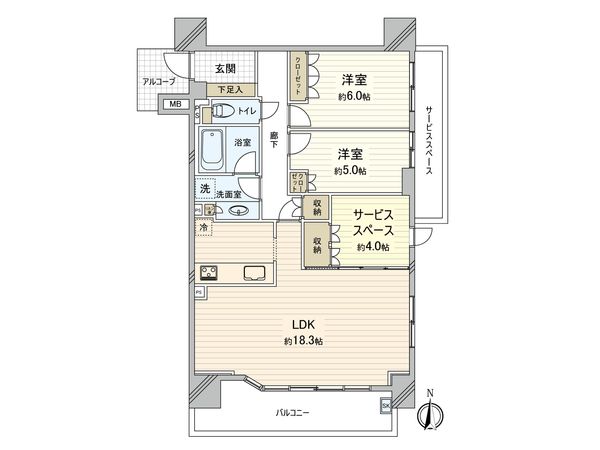 パークホームズ鶴見今津北ロジュマン 間取図(平面図) パークホームズ鶴見今津北ロジュマン 間取図(平面図)