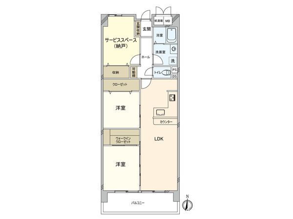 シャトー三愛 間取図(平面図) シャトー三愛 間取図(平面図)