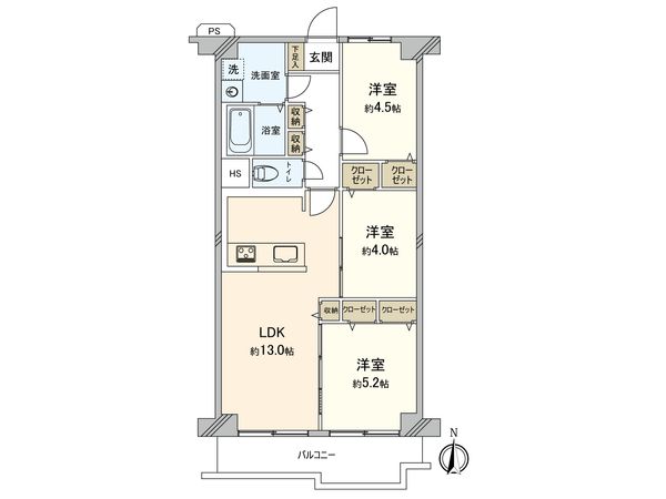 ネオコーポ鶴見緑地 間取図(平面図) ネオコーポ鶴見緑地 間取図(平面図)