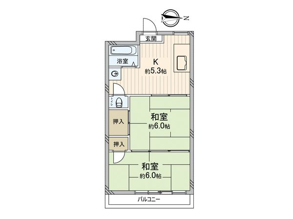 ニュー京阪マンション 間取図(平面図) 間取図(平面図)
