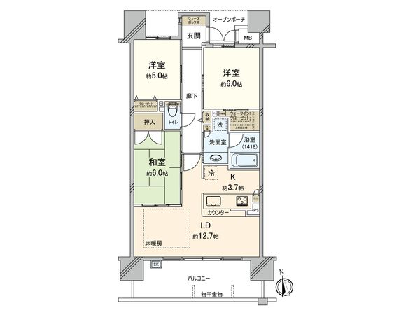 間取図(平面図)