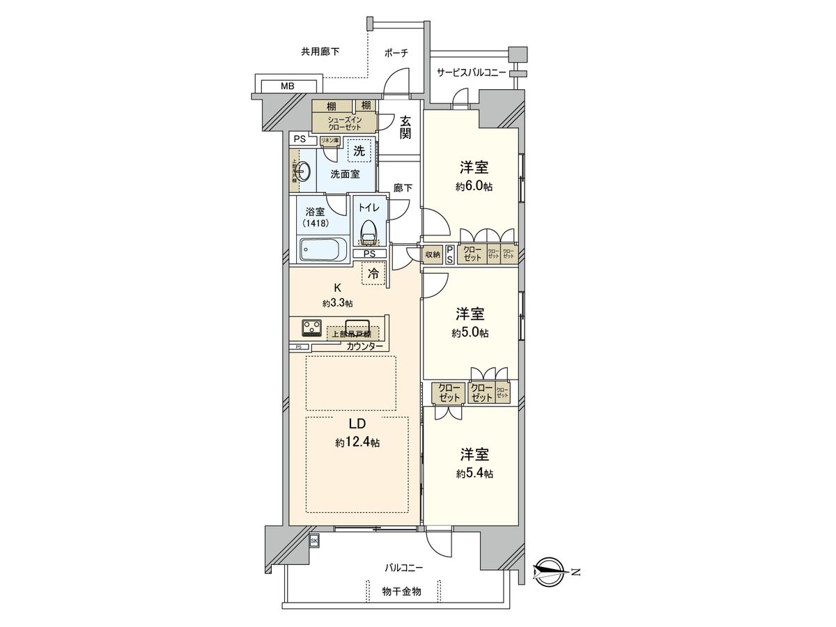 間取図(平面図)