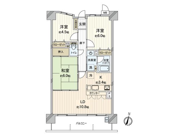 キングマンション今福鶴見 間取図(平面図) キングマンション今福鶴見 間取図(平面図)