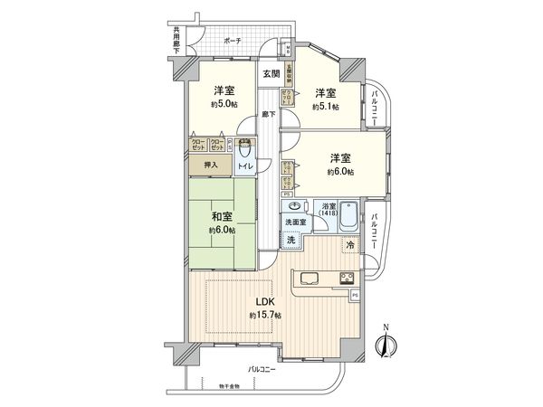 アンビエント京橋グランマージュ 間取図(平面図) アンビエント京橋グランマージュ 間取図(平面図)
