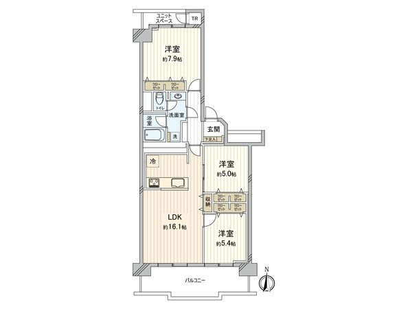 森之宮パークサイドコーポ 間取図(平面図) 森之宮パークサイドコーポ 間取図(平面図)
