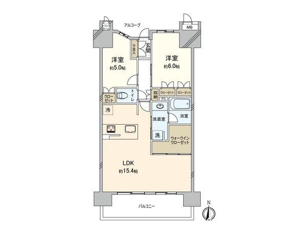 メロディーハイム住道ガーディア 間取図(平面図) 間取図(平面図)