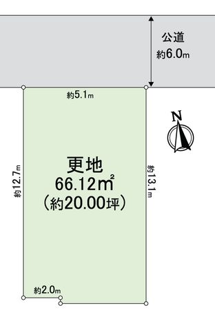 大正区小林東3丁目 土地 区画図 大正区小林東3丁目 土地 区画図