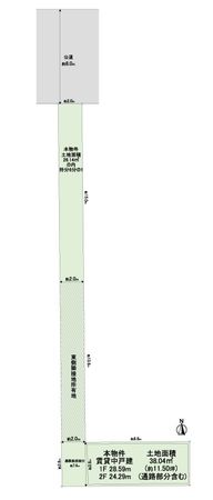 大阪市中央区島之内1丁目 戸建 間取図(平面図) 大阪市中央区島之内1丁目 戸建 間取図(平面図)