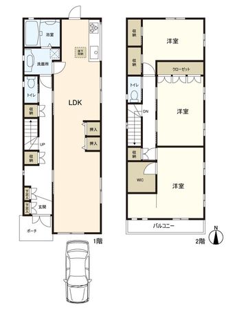 大阪市大正区鶴町3丁目 間取図(平面図)