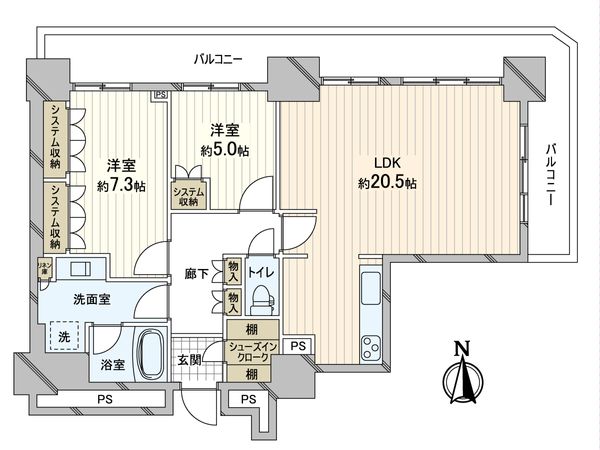 ルネッサなんばタワー 間取図(平面図) 間取図(平面図)