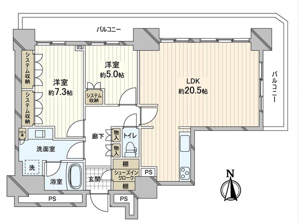 ルネッサなんばタワー 間取図(平面図) ルネッサなんばタワー 間取図(平面図)