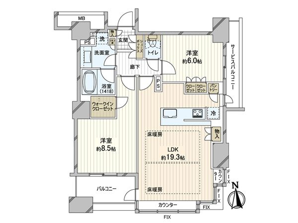 間取図(平面図)