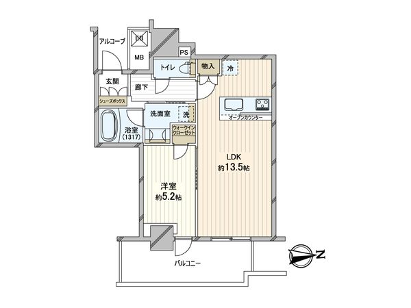 シエリアタワー大阪堀江 間取図(平面図) シエリアタワー大阪堀江 間取図(平面図)